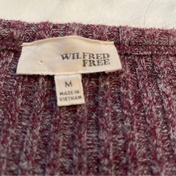 Wilfred Free Artizia Rib Knit Sweater Dress-MIDI,Scoop Neck-Size Medium - Picture 9 of 11